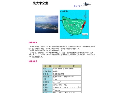 北大東空港のクチコミ・評判とホームページ