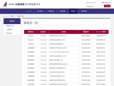(株)日産技術コンサルタント 滋賀事務所(日本、〒526-0828滋賀県長浜市加田町468−1)