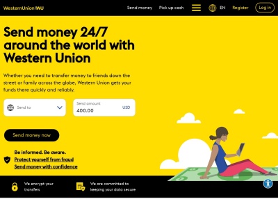 ランキング第1位はクチコミ数「0件」、評価「0.00」で「Western Union」