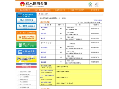 ランキング第8位はクチコミ数「0件」、評価「0.00」で「栃木信用金庫 壬生支店」