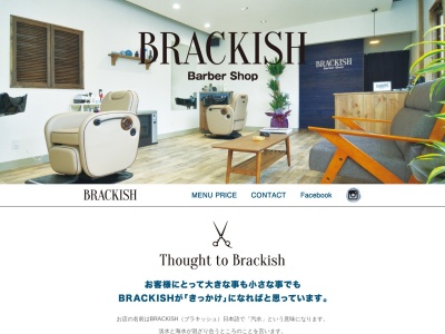 ランキング第10位はクチコミ数「0件」、評価「0.00」で「Barber Shop BRACKISH バーバーショップ ブラキッシュ」