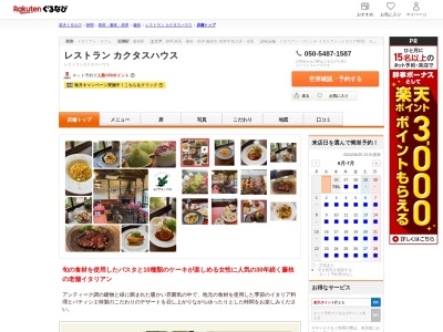 レストランカクタスハウス(静岡県藤枝市高洲25-7)
