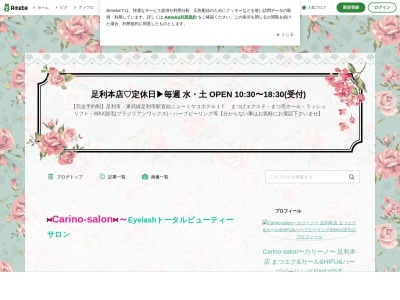 Carino-salon カリーノサロン 足利店(日本、〒326-0831栃木県足利市堀込町2656-7ASKビル2F)
