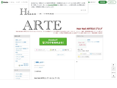 ランキング第6位はクチコミ数「12件」、評価「3.80」で「Hair Nail ARTE」