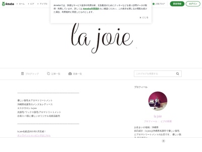 脱毛専門店 la joie(日本、〒905-0013沖縄県名護市城2丁目8−19岸本第一ビル)