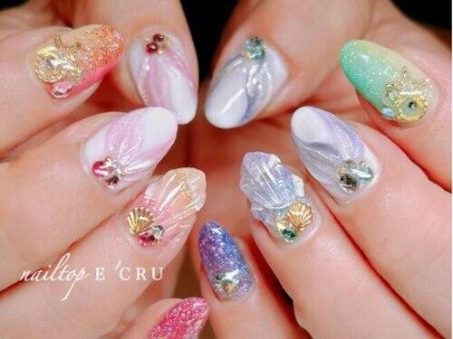 ネイルトップエクル(nail top E CRU)(新潟県長岡市千秋2-278 リバーサイド千秋1F)