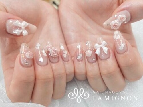 ラミニョンネイルナゴヤ(La Mignon Nail Nagoya)(愛知県名古屋市中村区名駅4-2-10 日進ビル4階)