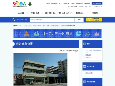 戸田市消防署東部分署(埼玉県戸田市下前1-14-20)