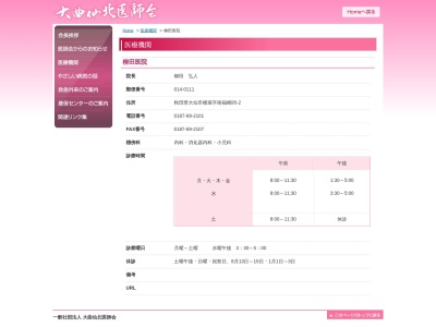 柳田医院のクチコミ・評判とホームページ