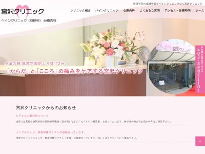 宮沢クリニックのクチコミ・評判とホームページ