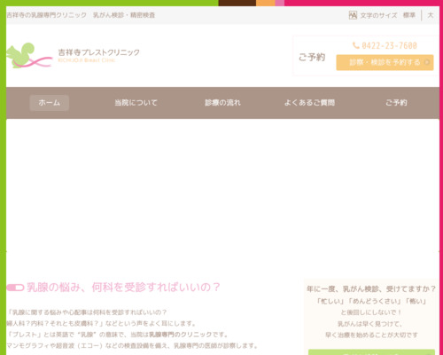 ランキング第57位はクチコミ数「47件」、評価「4.1」で「吉祥寺ブレストクリニック」