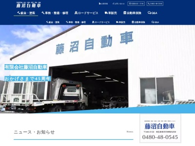 （有）藤沼自動車(日本、〒340-0122埼玉県幸手市神明内２９９)