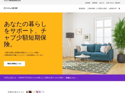 Chubb少額短期保険株式会社 (チャブSSI)(日本、東京都品川区北品川6丁目7−29)