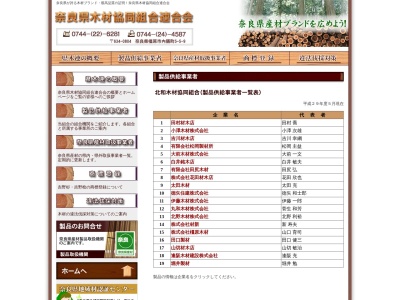 北和木材協同組合(日本、〒639-1112 奈良県大和郡山市白土町７８−１)
