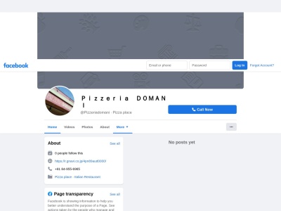 PIZZERIA DOMANI(日本、〒720-0081 広島県福山市向陽町１丁目１−６)