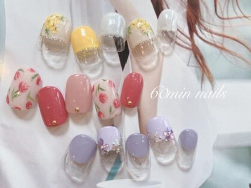 シックスティー ネイルズ バイ アクイユ 東中野(60min nails by ACCUEIL)(東京都中野区東中野1-56-1大島ビル本館203)