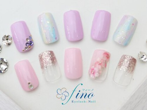 フィーノ ネイルアンドアイラッシュサロン 桜川店(fino)(大阪府大阪市浪速区桜川2-5-24上田ビル2F)
