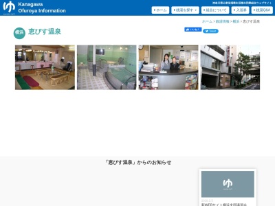 恵びす温泉(日本、〒231-0023神奈川県横浜市中区山下町161)