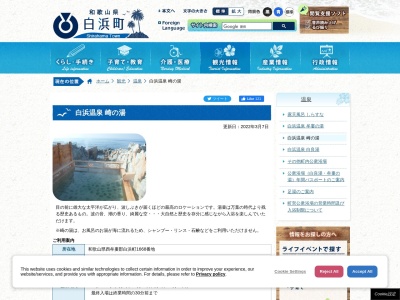 崎の湯(日本、〒649-2211和歌山県西牟婁郡白浜町1688)