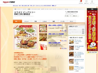 カラオケビッグエコー田町三田口駅前店(東京都港区芝5-27-11)