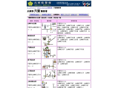 宍粟警察署上牧谷駐在所のクチコミ・評判とホームページ