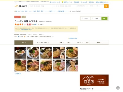 ラーメン 赤青 ムラサキ(日本、〒184-0004東京都小金井市本町2丁目20−4)
