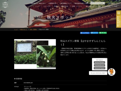 吐山スズラン群落(日本、〒632-0231 奈良県奈良市都祁吐山町 奈良市都祁吐山町)