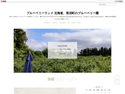 ブルーベリーランド(日本、〒069-1306北海道夕張郡長沼町東3線北10)