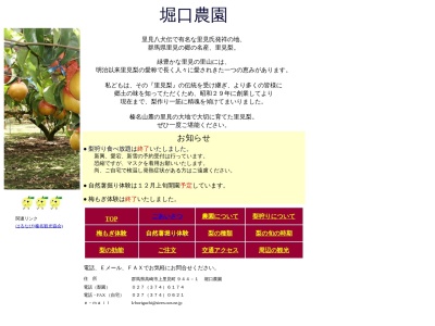 堀口農園(日本、〒370-3345 群馬県高崎市上里見町944−1)