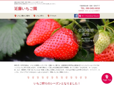 近藤いちご園(日本、〒299-4301千葉県長生郡一宮町一宮9177−7)