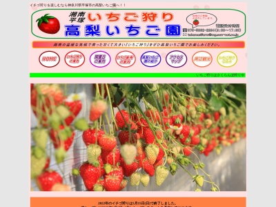 高梨いちご園(日本、〒254-0003神奈川県平塚市下島509)