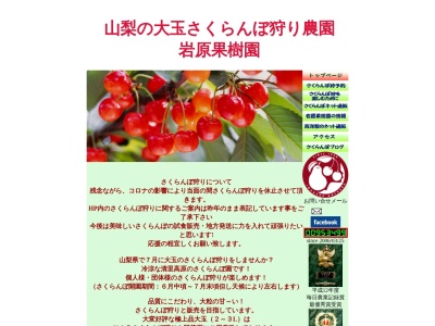 岩原果樹園(日本、〒408-0004山梨県北杜市高根町堤669-2)