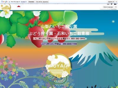 石和いちご館青柳(山梨県笛吹市石和町唐柏382)