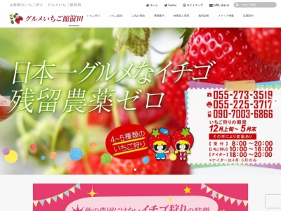 グルメいちご館前田(日本、〒409-3815山梨県中央市成島１４３７)
