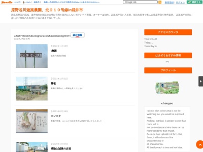 原野谷川遊楽農園(日本、静岡県袋井市諸井)