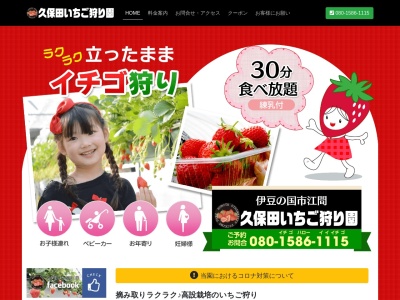 久保田いちご狩り園(日本、〒410-2223静岡県伊豆の国市北江間5454102223)