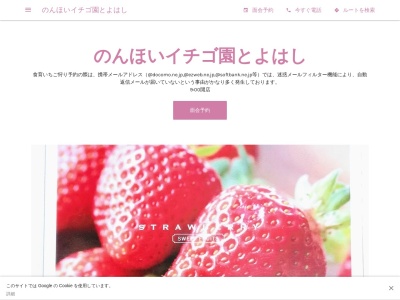 のんほいイチゴ園とよはし(日本、〒441-8122 愛知県豊橋市天伯町梅田 天伯町梅田126)
