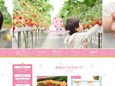 いちご狩り 直売 西本ファーム(日本、〒477-0032愛知県東海市加木屋町御林101)