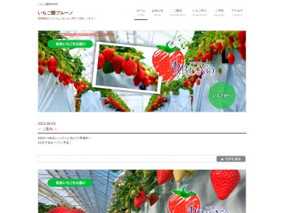 いちご園ブルーノのクチコミ・評判とホームページ