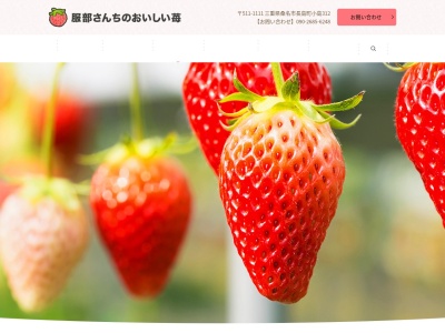 服部さんちのおいしい苺(日本、〒511-1111三重県桑名市長島町小島312)