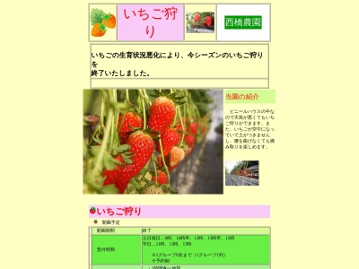 (株)西橋農園(日本、〒526-0244滋賀県長浜市内保町1854)
