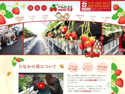 たなかの苺のクチコミ・評判とホームページ