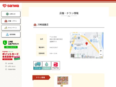 三和川崎遠藤店(神奈川県川崎市幸区遠藤町55)
