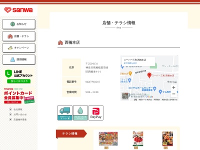 sanwa西橋本店(神奈川県相模原市緑区西橋本4-1-1)