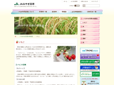 みやぎ亘理農業協同組合 吉田観光いちご園(日本、〒989-2341宮城県亘理郡亘理町長瀞稲荷前45−10)