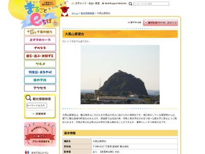 大黒山展望台駐車場(35°06'50.2