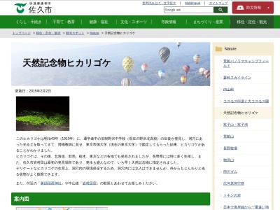 岩村田ヒカリゴケ(日本、〒385-0022長野県佐久市岩村田2679)