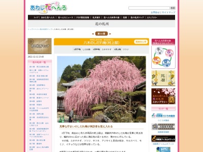 八木のしだれ梅(日本、〒656-0445兵庫県南あわじ市八木馬回219)