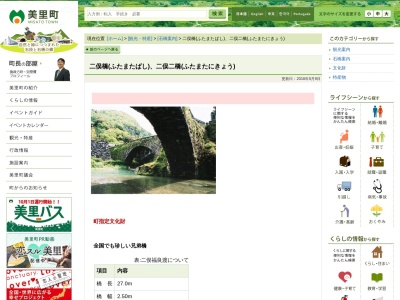 二俣五橋(日本、〒861-4411熊本県下益城郡美里町小筵)