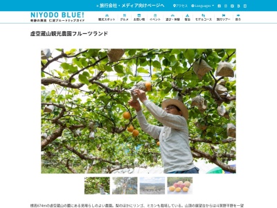 虚空蔵山観光農園フルーツランド(高知県高岡郡佐川町東組824-3斗賀野)